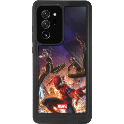 Marvel Spiderman Group Wall Galaxy Note20 Ultra 5G Waterproof Case
